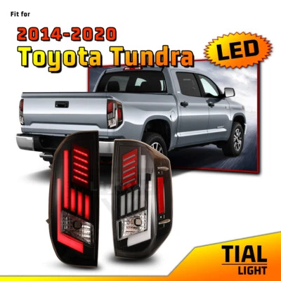 Luces traseras LED para Toyota Tundra 2014-2021 señales de giro secuenciales luces de freno Foto 1 de 4