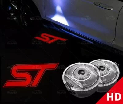 2pcs Side View Mirror Puddle Shadow LED Welcome Lights For Ford Explorer F150 HD - Image 1 of 4