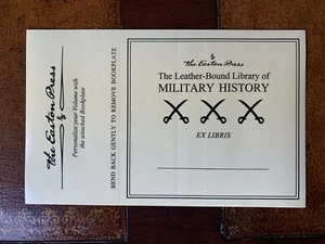 Easton Press (20) Book Plates (Military History) with machine markings - Picture 1 of 1