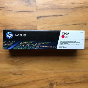 HP CE313A 126A Magenta Toner Cartridge Genuine OEM Original Sealed - Picture 1 of 8