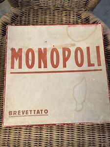 Monopoli vintage gioco da tavolo anni 50 - Edizione Brevettata