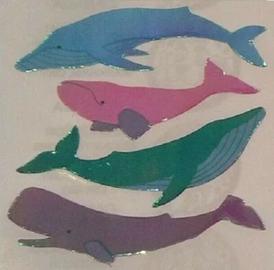 Sandylion Pearly Sticker -Dolphin -1 square -11301 Retired* Discontinued* - Picture 1 of 1