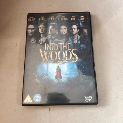 Disney Into The Woods PG DVD Action Adventure Red Riding Hood Streep Blunt Cordi - Image 1 of 4