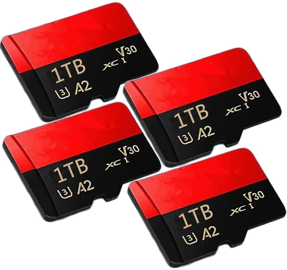 1 TB Para Tarjeta Micro SD Alta Velocidad SDXC Clase 10 TF Memoria Flash + LOTE Adaptador GRATIS Foto 1 de 1