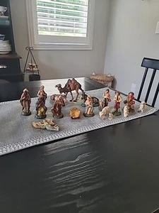Vintage Christmas Nativity/Manger Scene Figurines Made in Italy - Picture 1 of 10