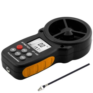 BT-100 Hand Digital Anemometer Windgeschwindigkeitsmesser Temperaturtest Windchill - Bild 1 von 8