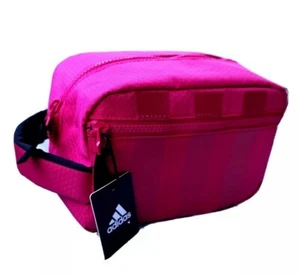 ADIDAS Unisex Team Toiletry Kit Bold Pink Travel Bag One Size NEW - Picture 1 of 5