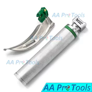 Fiber Optic Macintosh Laryngoscope Blade #3 with Handle EMT/ENT Set - Picture 1 of 3