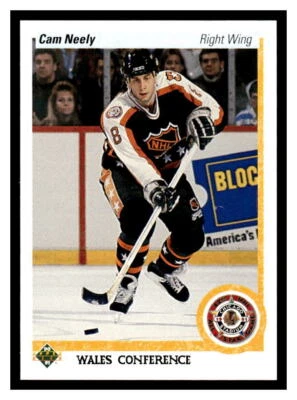 1990 Upper Deck  #493 Cam Neely - Boston Bruins  AS - Image 1 of 2