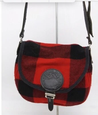 Usado en Excelente Condición - Bolso Duluth Pack Mediano de Lana - Rojo/Negro a Cuadros Foto 1 de 4