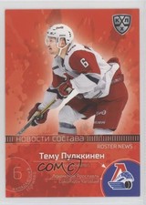 2021-22 Sereal KHL 14th Season Collection Roster News Teemu Pulkkinen #RN-019