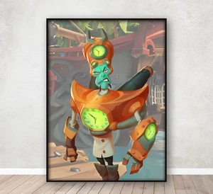 Póster Crash Bandicoot Dr Nefarious Dormitorio Infantil Pared Arte Estampado A4 Enmarcado - Imagen 1 de 5