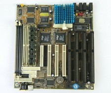 Vintage Biostar MB-8500TVD-A Motherboard w/ Pentium 166MHz CPU & 16MB RAM