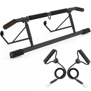 Blackhawk Multi-use No Assembly 58-92cm Doorframe Pull Up Bar & Exercise Bands - Picture 1 of 6