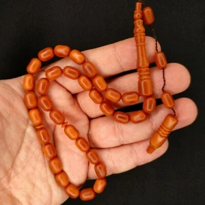 Darkening German Fiber Prayer Beads Capsule, Alman Tesbih Tasbih Misbaha 420 - Picture 1 of 12