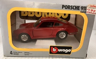 Porsche 911S cupé vintage Bburago 0102 Foto 1 de 4