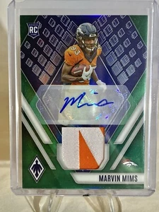 Marvin mims 2023 Phoenix - Green RPA Rookie Patch Auto 20/25 - Picture 1 of 7