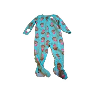 Manta de una pieza polar verde para dormir Carter's Child of Mine niña pequeña 2T Foto 1 de 3