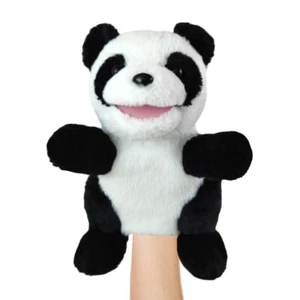 Marioneta de mano de vida silvestre de 9,8"/25 cm juguete de peluche suave animal marioneta de mano juguetes panda - Imagen 1 de 5