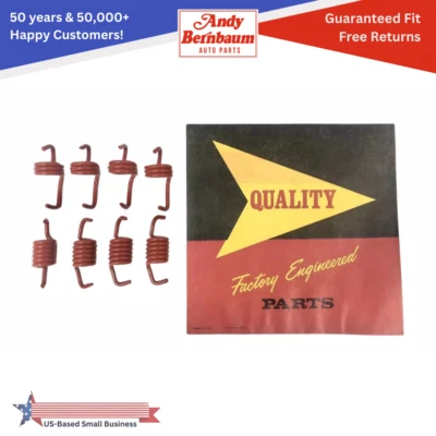 1957-1958 Plymouth Rear & Front 11 Inch Brake Return Spring Set 1674078 1674060 - Image 1 of 4
