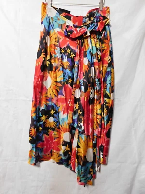 STEFANEL Italy Silk blend faux wrap Skirt Size US 8 - Image 1 of 3