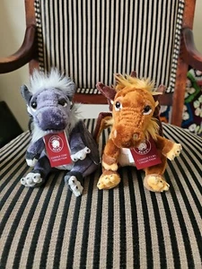 Charlie Bears Cuddle Cubs Linterna y hollín El dragón Lote de 2 Nuevo con etiquetas - Imagen 1 de 5