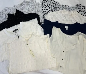Paket mit 8 Damen Business Freizeit Tops Bluse Gr. M J.Crew Loft Michael Kors Neu - Bild 1 von 24