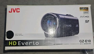OPENED BOX JVC Everio GZ-E10 Full HD Camcorder. IN BOX - Picture 1 of 3