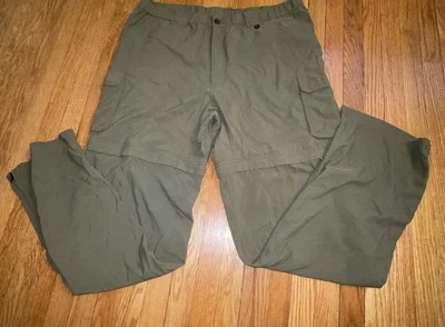 Boy Scouts of America Switchback Green Uniform Pants Supplex Nylon Mens 35x33 - Image 1 of 4