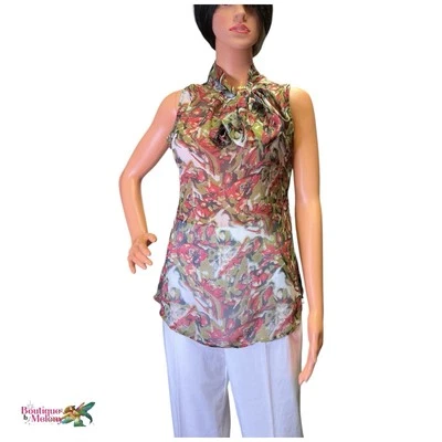 Blusa Austin Reed Vintage Talla M Mujer Corbata Acento Foto 1 de 4