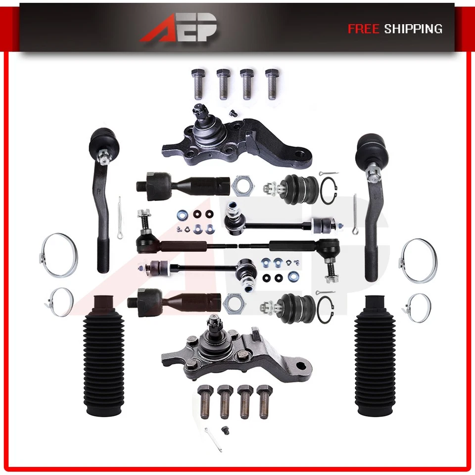 Fit For 1996-2002 Toyota 4Runner Front Rear Steering Tie Rod End Ball Joint - Image 1 of 1