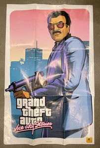 GTA Grand Theft Auto Vice City Stories Double Sided Map only Original No game - Picture 1 of 4
