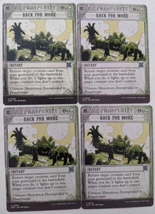 Back for More x 4 - Outlaws of Thunder Junction: Breaking News - #36 - MTG - NM - Picture 1 of 1
