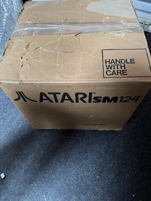 ✅Atari SM124 Monitor in Top Zustand und funktioniert einwandfrei ⭐⭐⭐ - Bild 1 von 2