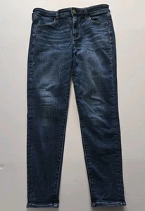 American Eagle Hi Rise Jegging Next Level Stretch Talla 10 Corto Lavado Oscuro - Imagen 1 de 15