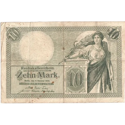 [#1293491] Banknote, Germany, 10 Mark, 1906, VF - Image 1 of 2