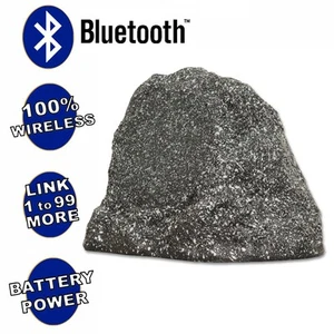 Theater Solutions Wireless 100W Rechargeable Bluetooth Rock Speaker Grey - Picture 1 of 9