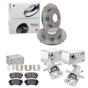 NK BREMSSCHEIBEN 234mm + BELÄGE + BREMSSÄTTEL HINTEN passend für HYUNDAI i10 PA - Bild 1 von 7