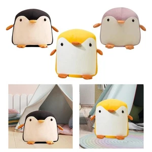 Cute Animal Footstools with Soft Padded Cushion Cartoon Footstool Ottoman for - Picture 1 of 18