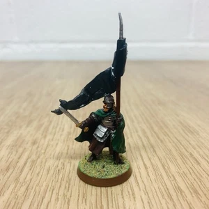 Warhammer LOTR Lord of the Rings MESBG Rohan Banner Standard Metal Painted - Picture 1 of 3