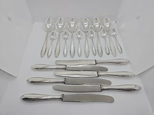 Homag 90 German Silverplated Flatware Set Vintage 18 Pieces Vintage - Picture 1 of 13