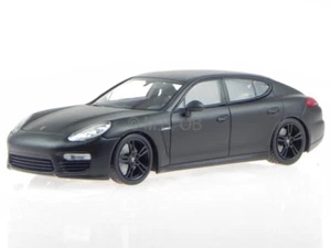 Porsche Panamera Turbo S 2013 matt negro coche en miniatura Maxichamps 1:43 - Imagen 1 de 4