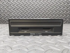 UNITÀ TESTA CD SKODA MULTIMEDIA INFOTAINMENT SATELLITARE NAVIGAZIONE RADIO 565035874 - Foto 1 di 5