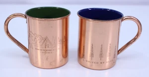 LOTE CONJUNTO TAZA COLECCIÓN COBRE United By Blue 14 oz esmalte soldado a mano interior - Imagen 1 de 9