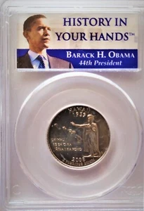 Washington Hawaii 2008 cuarto PCGS edición especial Barack H Obama - Imagen 1 de 4