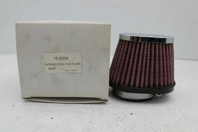 HONDA nx125 cb350 360 400 500 CROMO 49MM FILTRO VAINA OVALADO CÓNICO (HBA)  Foto 1 de 4