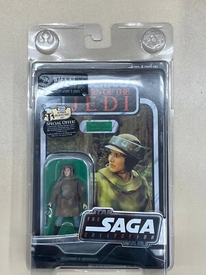 Princess Leia Organa Combat Poncho 3.75" Hasbro Star Wars Saga Collection - Imagen 1 de 2