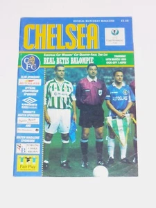 1998 Cup Winners Cup Q/Final 2nd Leg***CHELSEA v REAL BETIS***19th March 1998 - Picture 1 of 2