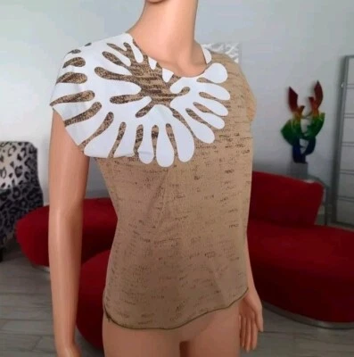 Рубашка с логотипом FENDI топ размер 4 редкая винтажная - Изображение 1 из 4