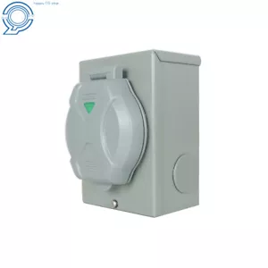 Upgraded 50 AMP Generator Power Inlet Box List Locking 3 Prong 125V Waterproof - Picture 1 of 12